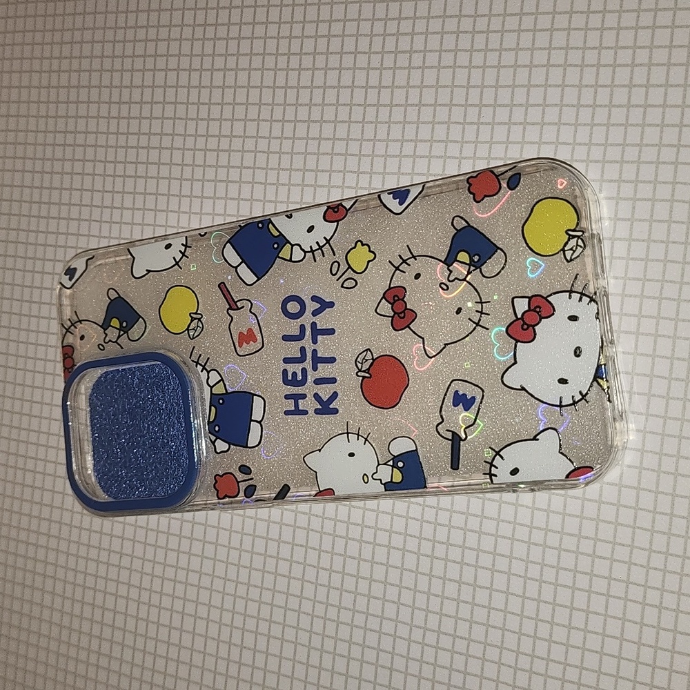 Brand new Hello Kitty Iphone 15 Pro max Silicon Cellphone case